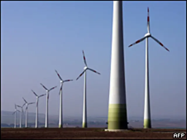 Generadores de energía eólica