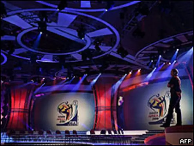 Salón del sorteo para la Copa Mundo 2010