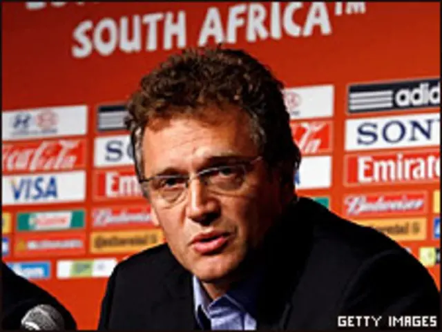 Jerome Valcke, secretario general de la FIFA