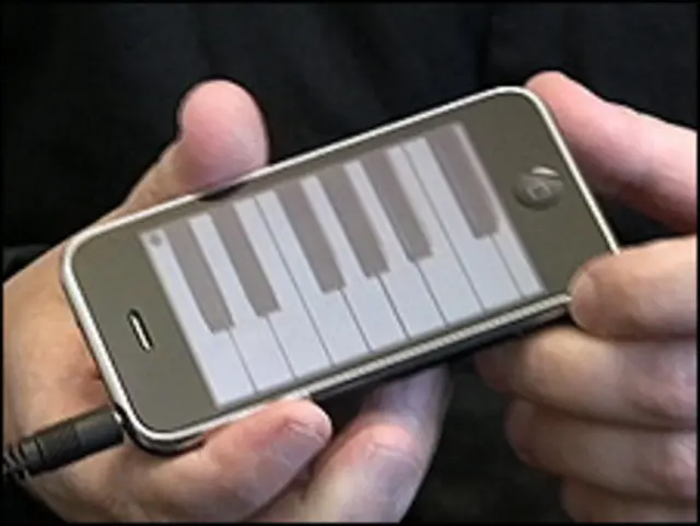 Aplicación musical para iPhone. Foto cortesía: Universidad de Michigan