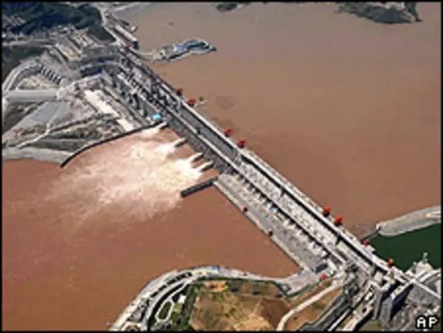 Represa de las Tres Gargantas en China