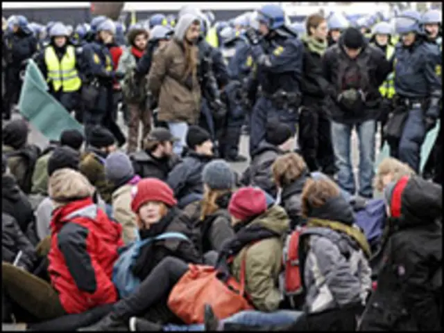 گرفتار شدہ مظاہرین