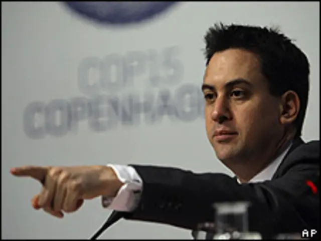 Ed Miliband, ministro de Medio Ambiente del Reino Unido