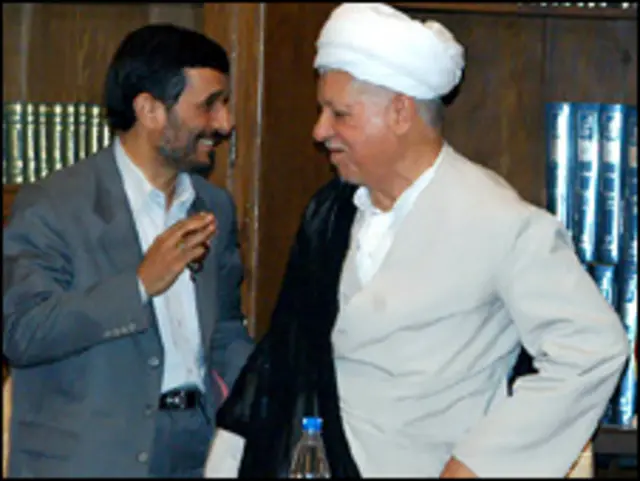 هاشمی و احمدی نژاد