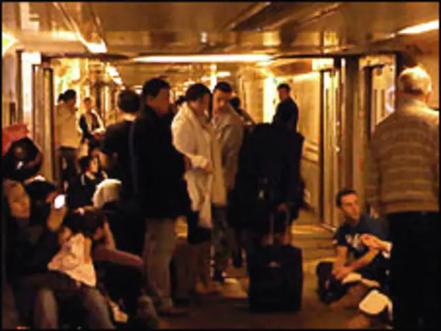 Passageiros presos no Eurostar