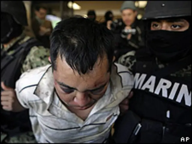 Miembros de la Marina que participaron en la operación