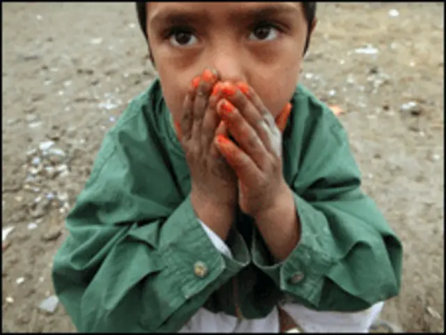 Seorang anak di Kabul