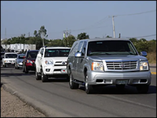 Cortejo fúnebre de Arturo Beltrán Leyva