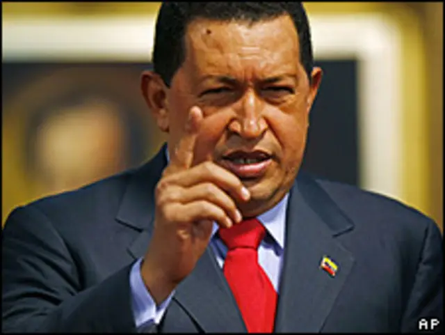 Hugo Chávez, presidente de Venezuela