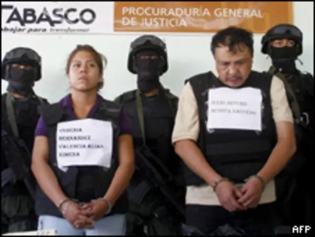 Dos de los 4 detenidos en México