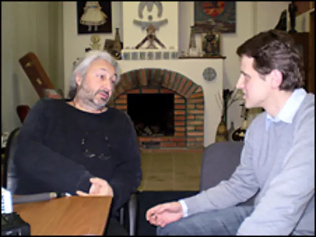 Стас Намин дает интервью Евгению Власенко
