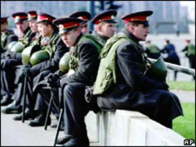 Российские милиционеры