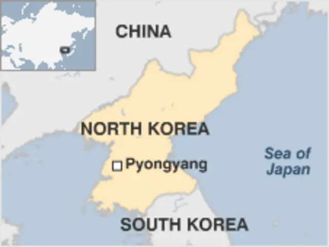 Bản đồ khu vực Bắc Triều Tiên