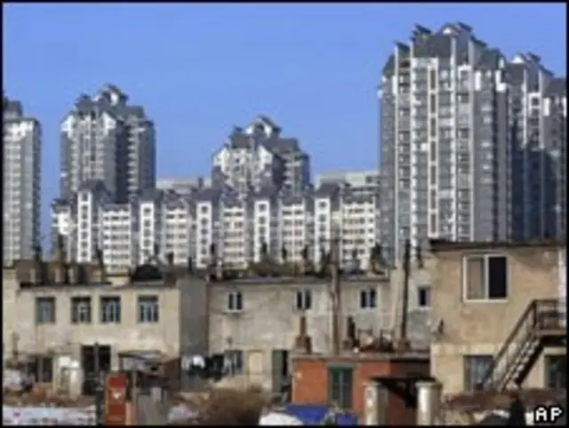 中国沈阳新建住宅楼群