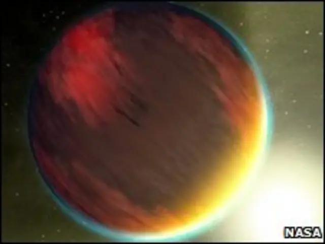 تصویر ساختگی از یک سیاره خارجی