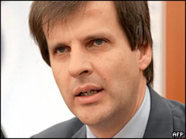 Martin Redrado, director del Banco Central argentino