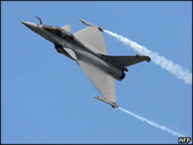 O caça francês Rafale, da Dassault (AFP)