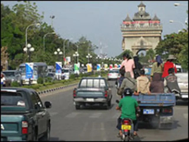 Thủ đô Viêng Chăn của Lào 