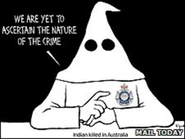 Karikatur yang diprotes oleh Australia dimuat harian terbitan Delhi, 5 Januari