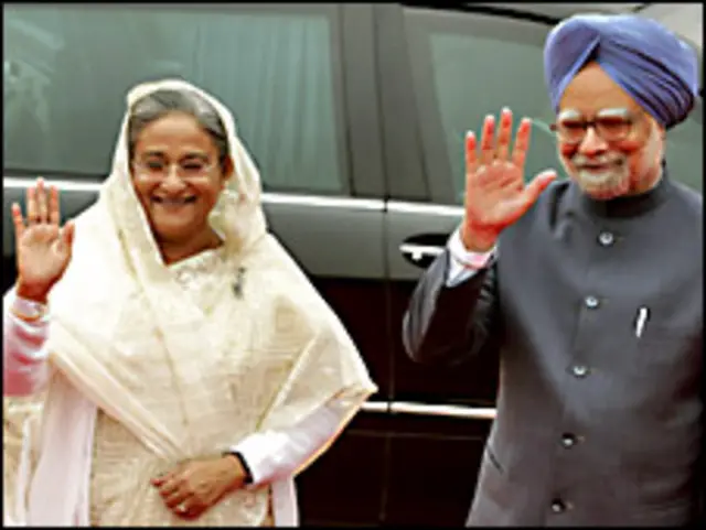 শেখ হাসিনা আর মনমহন সিং