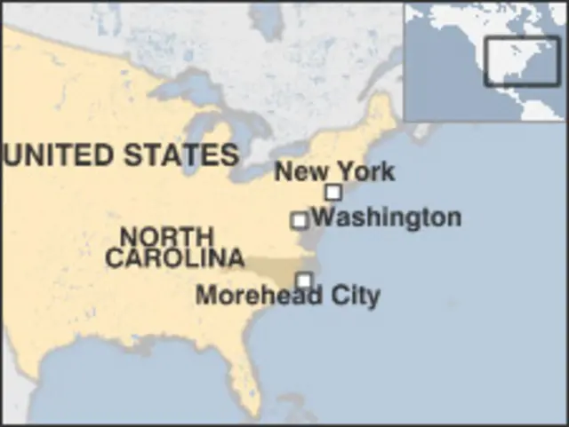 Lokasi Morehead City