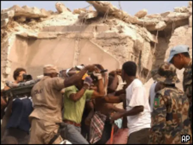 Destruição em Porto Príncipe