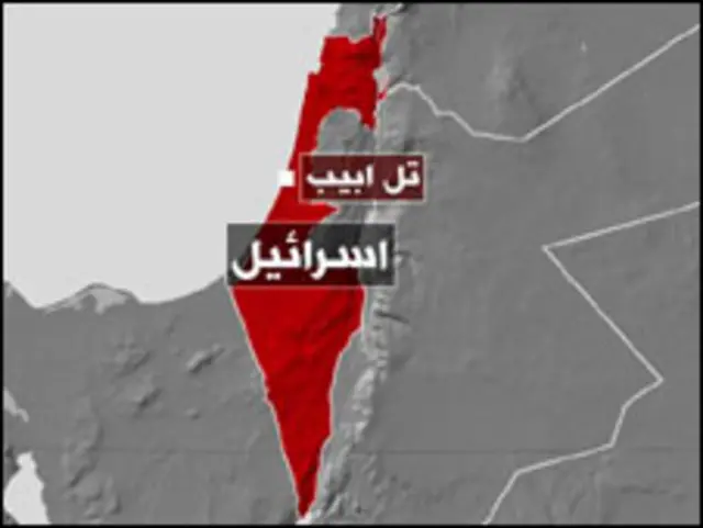 خريطة إسرائيل