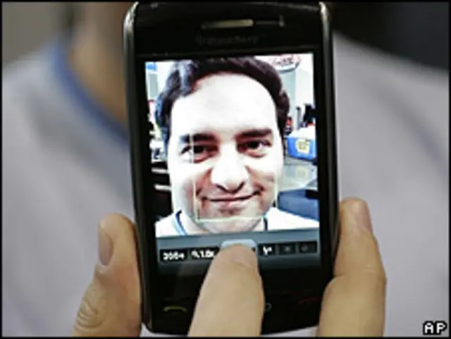 Teléfono Blackberry, de RIM