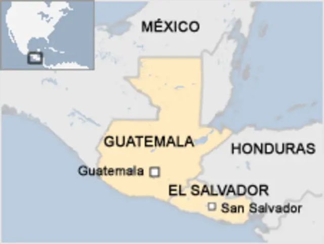 Mapa de Guatemala