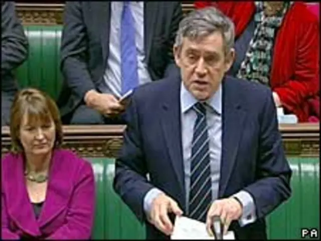 Выступление Гордона Брауна в парламенте