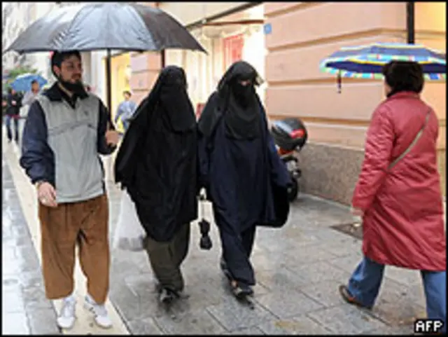 Mujeres con burka