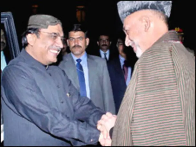 کرزی او زرداري 