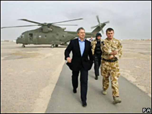 جنگ میں ہلاک ہونے والے فوجیوں کے رشتہ دار اس موقعہ پر ٹونی بلئیر کے خلاف مظاہرہ کریں گے