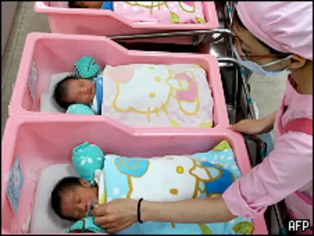 台湾产院的新生儿