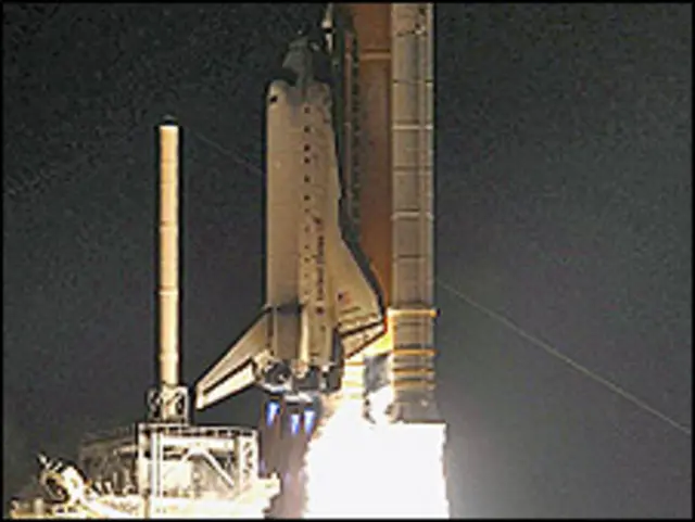 پرتاب اندور از مرکز فضایی کندی در فلوریدا 