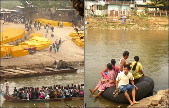 Người dân Miến Điện tại biên giới với Thái Lan