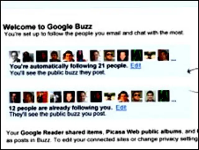 گوگل کی ویسبسائٹ ’بز‘