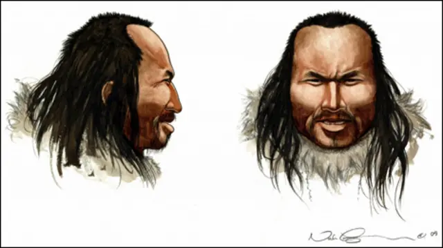 Портрет древнего жителя Гренландии