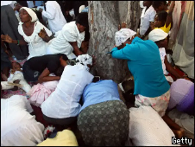 Warga Haiti meratapi korban gempa Januari