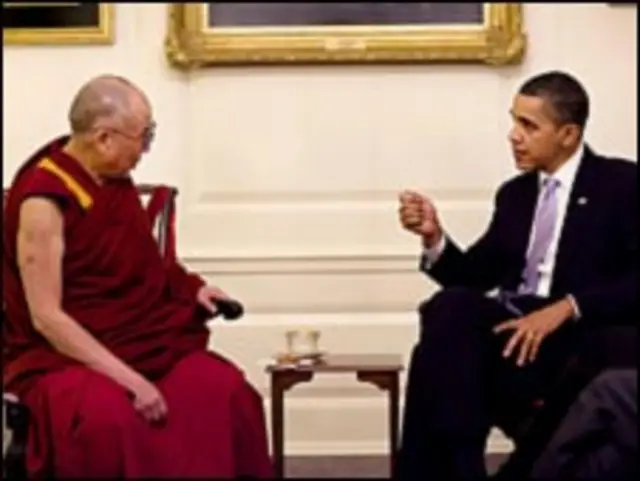 باراك اوباما و دالاي لاما
