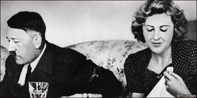 Hitler y Eva Braun