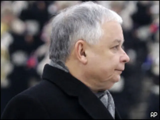 Президент Польши Лех Качиньский (22 января 2010 года)