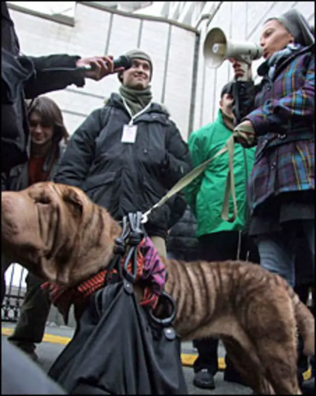 Протест проти дозволу вчителям розмовляти в школах російською мовою. Архівне фото