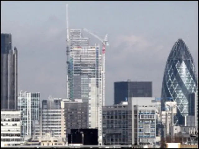 未竣工的苍鹭大厦(Heron Tower)