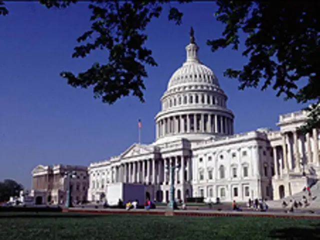 Vista del Capitolio de Washington