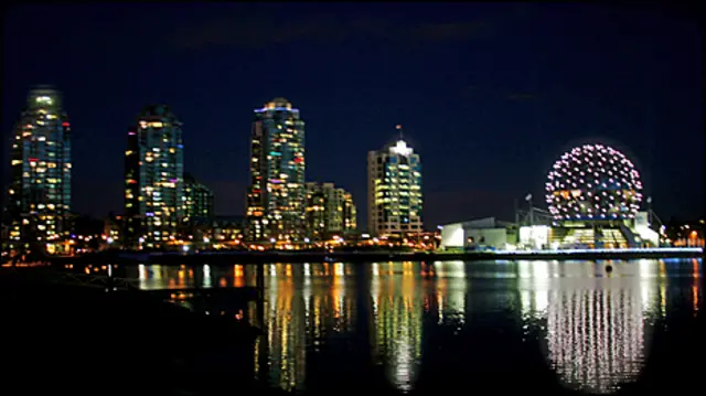 Ночной Ванкувер