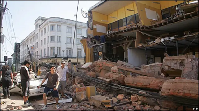 Concepción foi uma das cidades mais afetadas