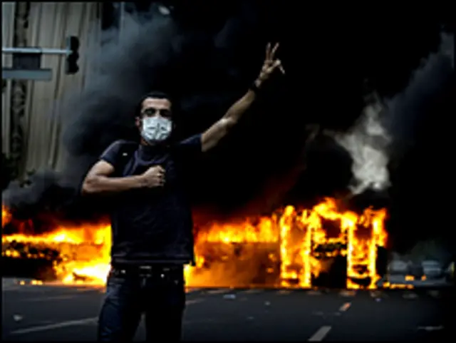Protestas en Irán tras la elecciones en verano de 2009