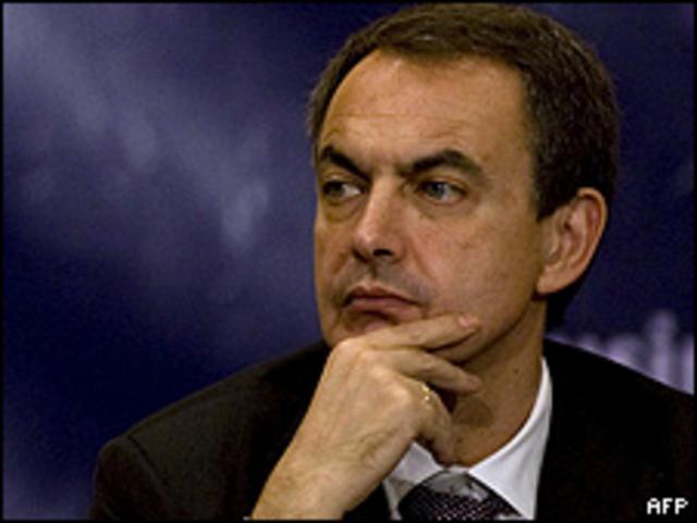 José Luis Rodríguez Zapatero, presidente del gobierno español.
