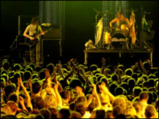 摇滚音乐演出现场